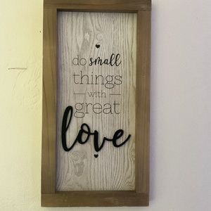 Home Decor wood box sign